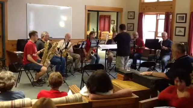 Bark Lake Woodwind Retreat 2013 - Saxophone Septet 2 смотреть онлайн