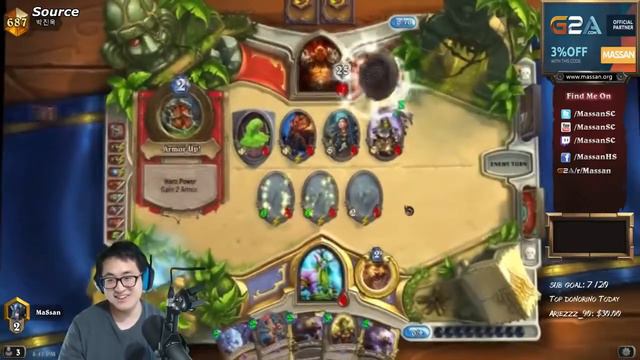 Funny and Lucky Moments - Hearthstone - Ep. 29 смотреть онлайн