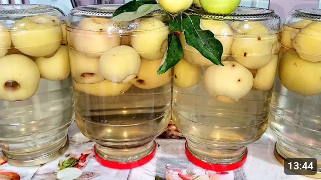 ЯБЛОЧНЫЙ КОМПОТ НА ЗИМУ.🫙🍏🍏🍏 смотреть онлайн