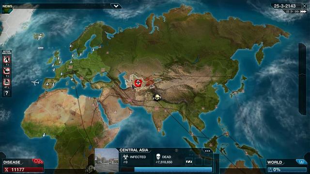 Winning Plague Inc -- ZERO Infections -- Kill EVERYONE! смотреть онлайн
