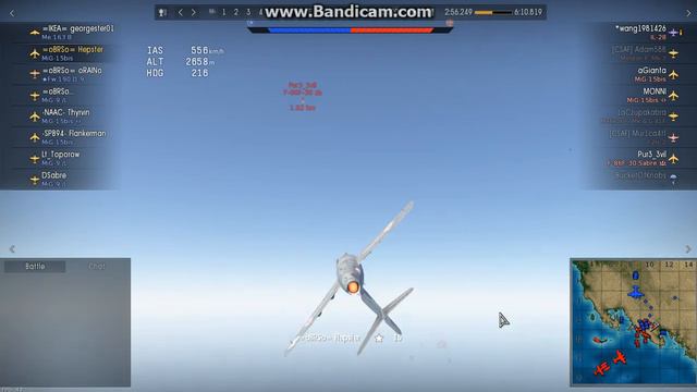 War Thunder- MiG15 1.20km snipe смотреть онлайн