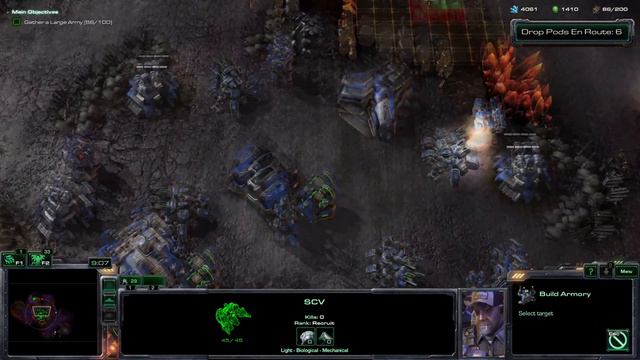 Let's Play / Guide Starcraft 2 Wings of Liberty The Gates Of Hell Mission смотреть онлайн