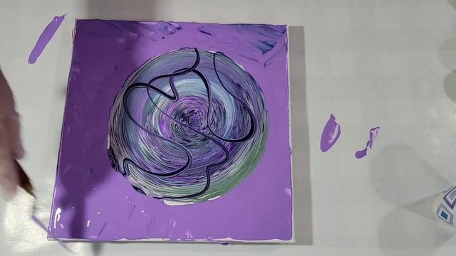 (393) ACRYLIC POURING - Coast to Coast Collaboration! Garrick! Britta! Tera! Meta! Me! смотреть онлайн