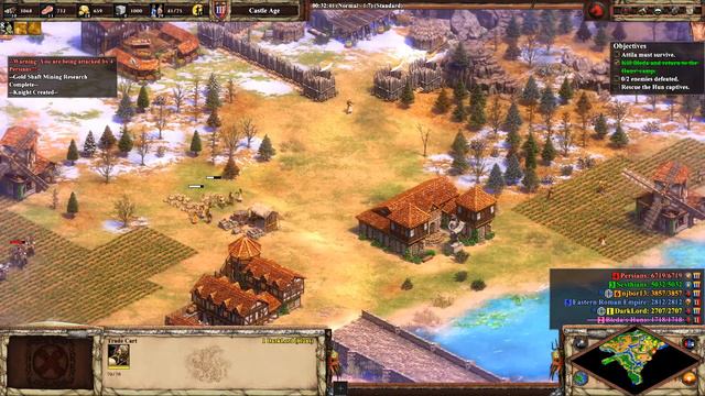 Attila the Hun | Age of Empires 2 : DE | Coop Campaigns | India Game Play смотреть онлайн