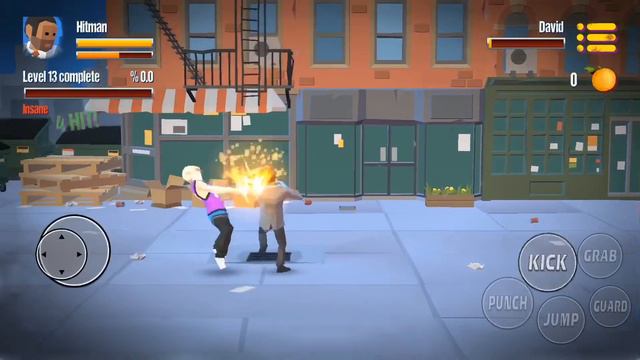 City Fighter Vs Street Gang INSANE Difficulty Level 10-15 (Hitman) IOS Gameplay смотреть онлайн