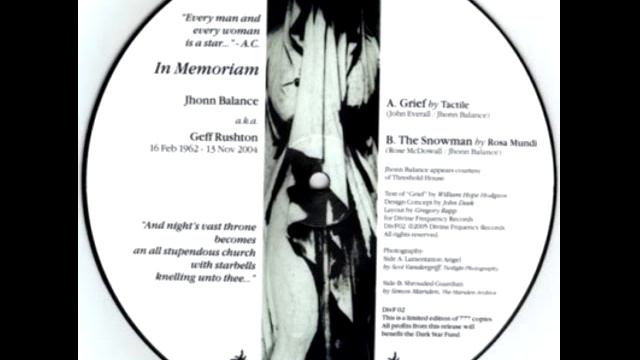 Rosa Mundi - Snowman (feat. John Balance of Coil) смотреть онлайн