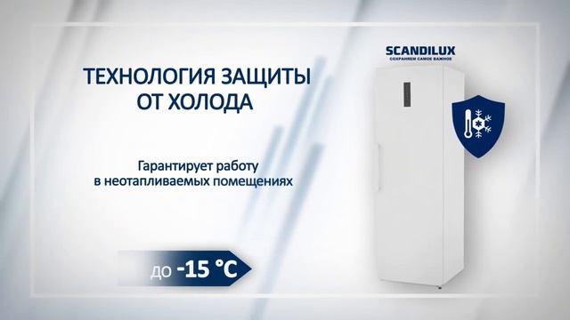 Обзор морозильника Scandilux FN 711 E12 W смотреть онлайн