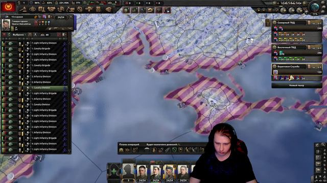 🔴 Финал великой кампании в Hearts of Iron IV (Часть 1, первый день) смотреть онлайн