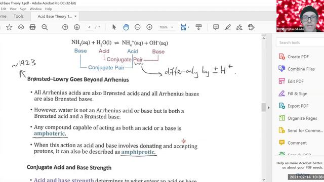 Acid Base Theory Video 1