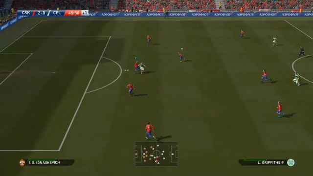 CSKA Moskva vs Celtic FC, VEB Arena, PES 2016, PRO EVOLUTION SOCCER 2016, Konami, PC GAMEPLAY, PC смотреть онлайн