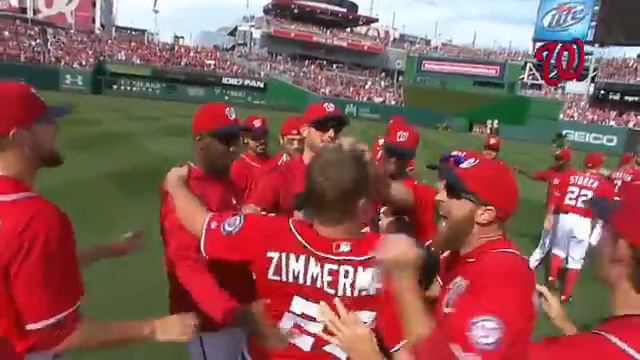 Souza Jr. dives to seal Zimmermann's no-no смотреть онлайн
