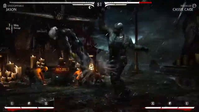 Mortal Kombat X Jason Blunt Trauma Brutality And Fatality смотреть онлайн