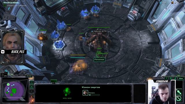 Прохождение StarCraft 2 Heart of the Swarm gameplay. Лабораторная крыса (ветеран) Старкрафт 2 зерги смотреть онлайн