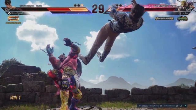 Climbing the ranks TEKKEN 8 Law Vs The World смотреть онлайн