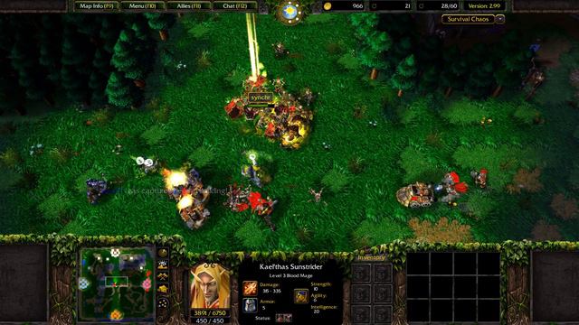 Warcraft III: TFT - (CUSTOM) 559 - Survival Chaos - Blood Elf - Blood for Blood смотреть онлайн