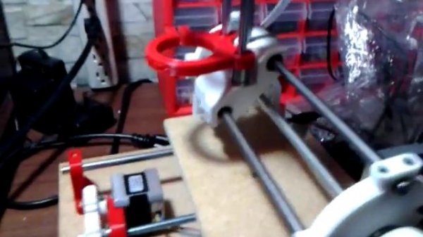 Testing CNC XY Axes with Kliment Printrun