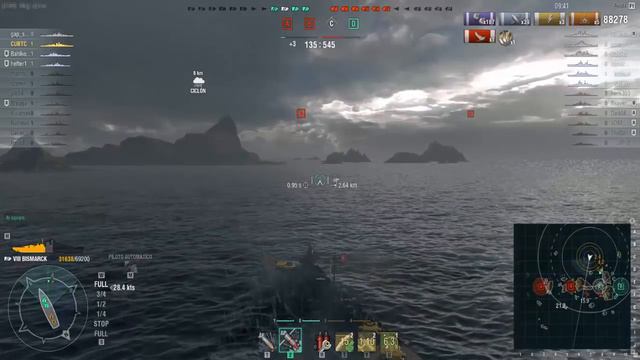 World Of Warships Español: Bismarck | jugar táctico смотреть онлайн