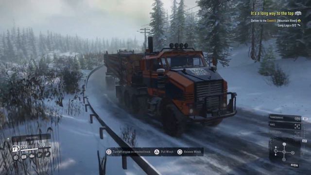 Snowrunner ـ Derry Longhorn 4520 & Azov 64131 ـ It's a long way to the top смотреть онлайн