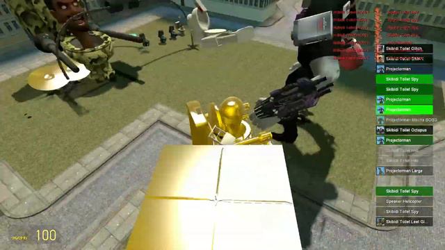 VOICE CHAT ALL SKIBIDI TOILET AND ALL TV MAN! GARRYS MOD! смотреть онлайн