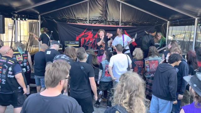 Swartzheim - Front Teeth Kicked In @ Armbåndspåsætning Copenhell pre-event 2, Copenhagen 11-06-23 смотреть онлайн
