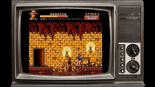 Indiana Jones Romhack Nes Nintendinho phantom game смотреть онлайн