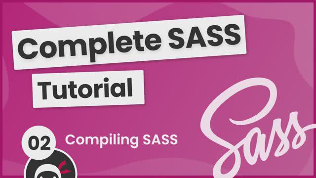 SASS Tutorial (build your own CSS library) #2 - Compiling SASS смотреть онлайн