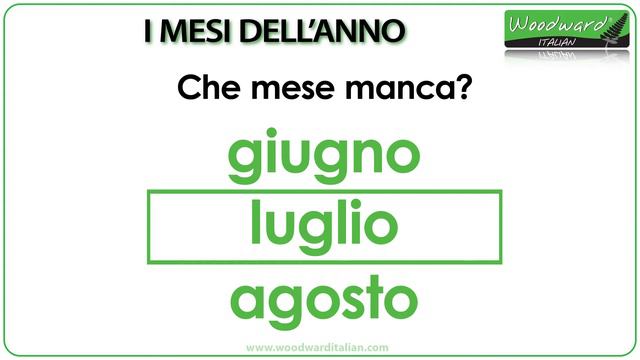 Learn Italian Months - I mesi dell'anno in italiano - Months in Italian Vocabulary смотреть онлайн