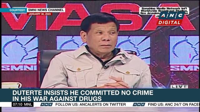 WATCH: Ex-PH President Rodrigo Duterte speaks up about ICC's resumed drug war probe | ANC смотреть онлайн