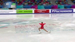 Аделия Петросян. Произвольная программа. Первенство России по фигурному катанию среди юниорв 2021