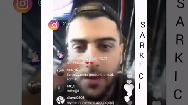 REYNMEN (yusuf aktas) INSTAGRAM CANLI YAYINDA!! MUKEMEL SARKILAR😁 смотреть онлайн