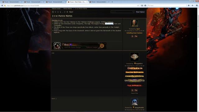 Exile News #60 - Chitus letters creation, patch 2.1.1C and more! смотреть онлайн