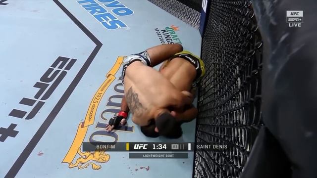 UFC Ismael Ben Bonfim vs Benoit Saint-Denis Full Fight - MMA Fighter