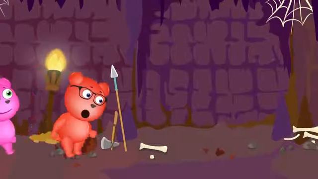 Mega Gummy bear crying crashed truck finger family nursery rhymes for children Gummybear Toys fun смотреть онлайн