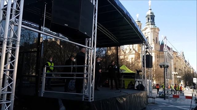 Demonstrace Staroměstské nám. 7. 3.2021 смотреть онлайн