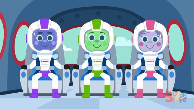 We're Going On A Rocket Ship _ Kids Space Travel Song _ Super Simple Songs смотреть онлайн