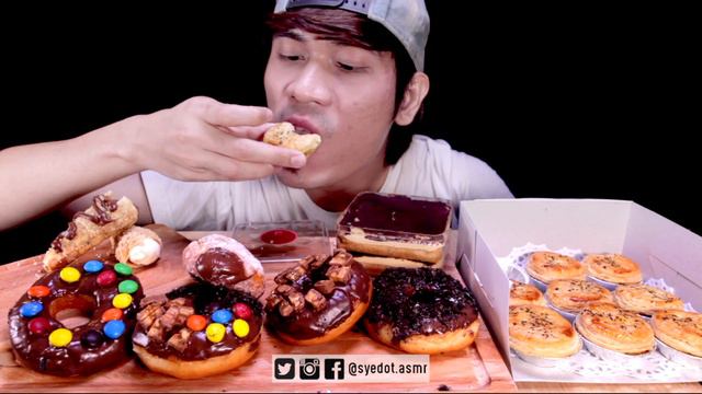 ASMR NUTELLA BOMBOLONI, CREAM HORN, CHOCOLATE DONUT, CHICKEN PIE | NO TALKING 🇲🇾 MALAYSIA смотреть онлайн