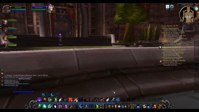 Classic Scarlet Monastery Cathedral, Feral Druid - No Commentary смотреть онлайн