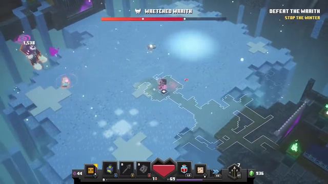 Minecraft dungeons creeping winter’s boss смотреть онлайн