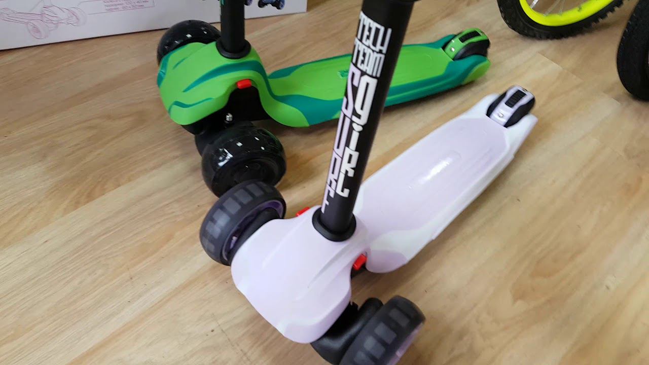 Самокаты Tech Team Surf Girl и Surf Boy 2020 года Видеообзор. смотреть онлайн