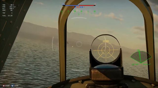 War Thunder F6F Hellcat vs Ship смотреть онлайн