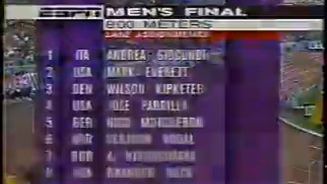 1995 World Championships 800m Final смотреть онлайн