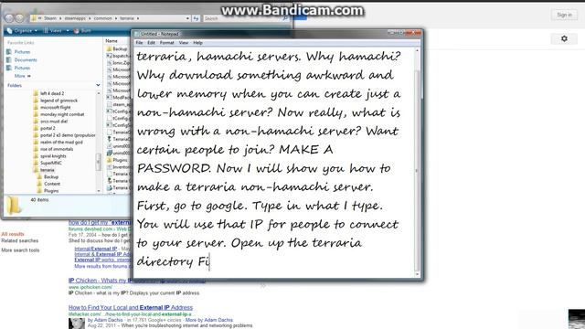 How to make a terraria server without hamachi