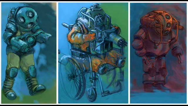 Bioshock - The Original Big Daddy Designs! смотреть онлайн