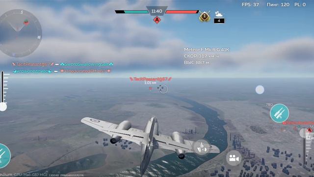 Играю в War Thunder Mobile 1#
