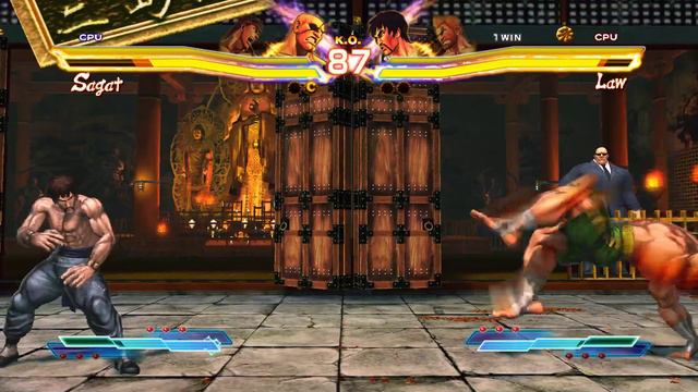 Sagat & Ryu vs Law & Paul (Hardest) Street Fighter X Tekken смотреть онлайн