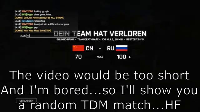 Bf4 - When a hacker joins the server... смотреть онлайн