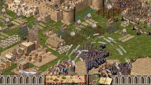 Classic Game: Stronghold Crusader Extreme | Saladin vs Richard | Custom Map смотреть онлайн