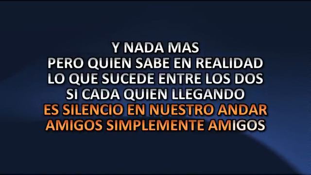 Ana Gabriel - Simplemente amigos KARAOKE смотреть онлайн
