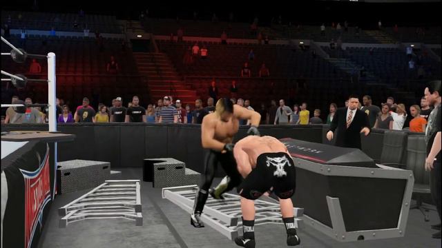 WWE 2K15 Seth Rollins Vs Brock Lesnar WrestleMania 32