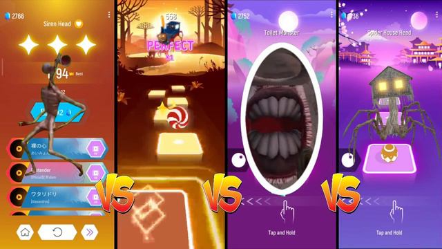 Siren Head VS Tomas The Train Exe VS Toilet Monster VS House Head | TILESHOP Edm RUSH